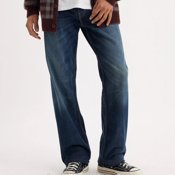 Levi’s Men 569 W 29 L 32 Loose Straight Dark Blue Wash Original NWT - Picture 2 of 14